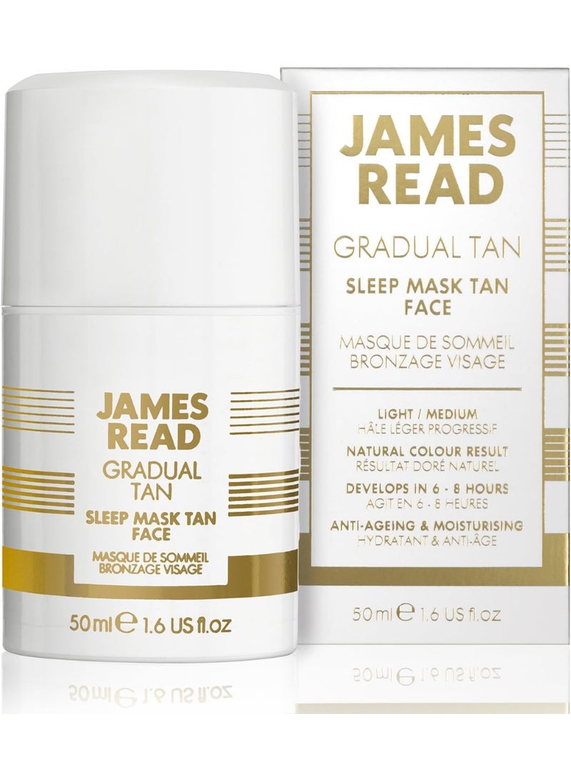 James Read Sleep Mask Tan Face 50ml - Image 1